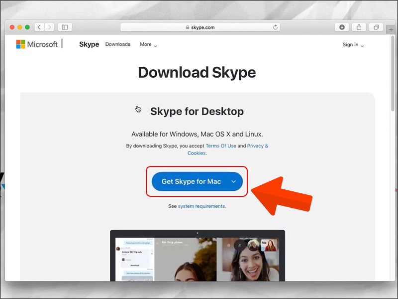 Tải ứng dụng Skype